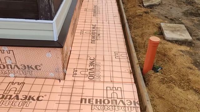 Стройка на участке продолжается 16 августа 2020