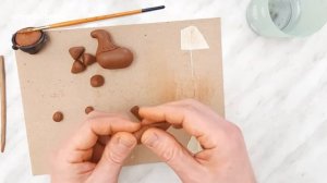 Лепка из глины. Как слепить козу. Пошаговый процесс лепки фигурки.