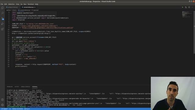 Indexar gratis con el API de Google en Python смотреть онлайн