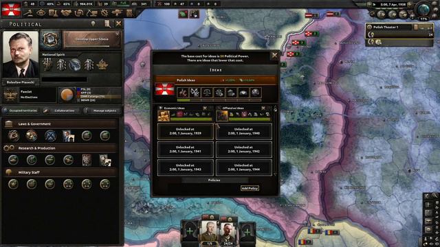 (1) Hearts of Iron 4: Poland смотреть онлайн