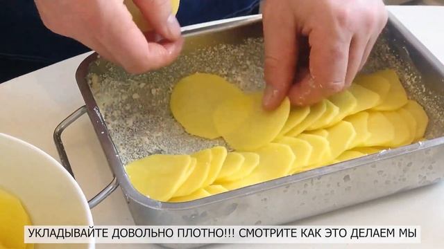 РЫБНАЯ ЗАПЕКАНКА С КАРТОФЕЛЕМ И СЛИВОЧНЫМ СЫРОМ смотреть онлайн