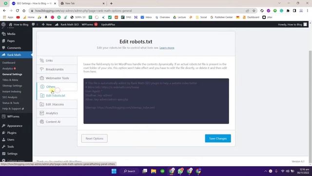 How to add Robot.txt file to WordPress website | Premium Blogging Course смотреть онлайн