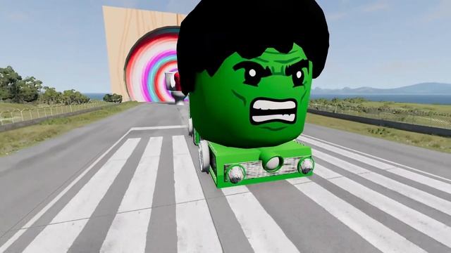 Flatbed Trailer Tractor Truck Log Bridge Car Recovery - Rails & Train - BeamNG.Drive смотреть онлайн