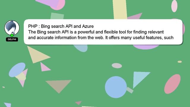 PHP : Bing search API and Azure смотреть онлайн