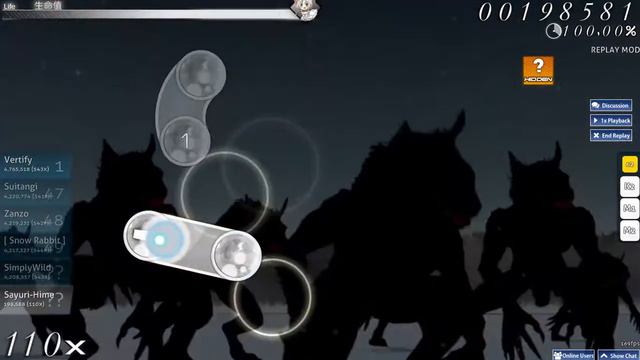 Let´s Play Osu! —» RWBY - Red like Roses [Hard] смотреть онлайн