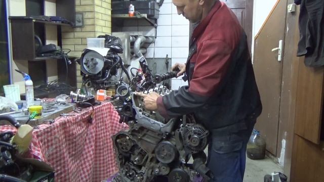 Сборка мотора Ford Galaxy 2 3 бензин смотреть онлайн