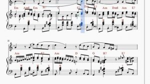 Каким ты был ноты для гармони