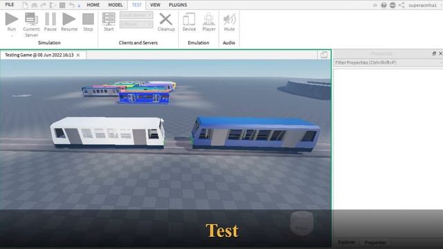 Roblox Tutorial for train game creation - Part 15 - Create carriage or attach other trains смотреть онлайн