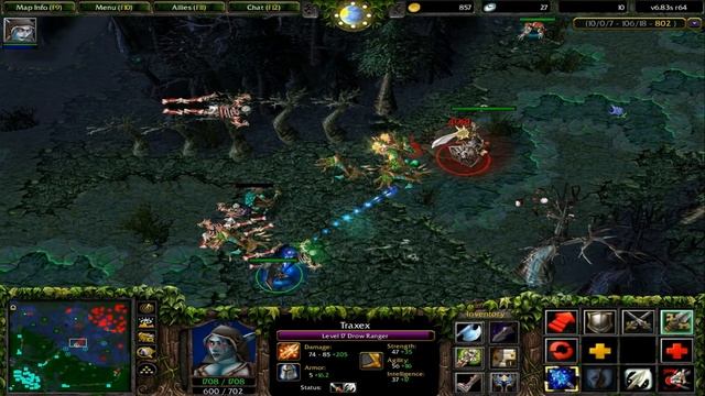 DOTA 1 : Drow Ranger - Traxex BEYOND GODLIKE | GAMEPLAY смотреть онлайн