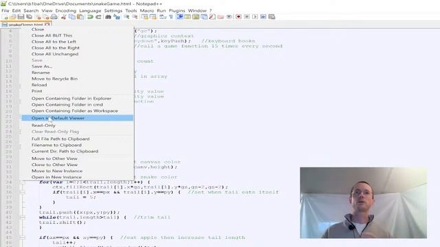 Code a Simple Snake Game in JavaScript | Live #6 Programming Practice for Beginners смотреть онлайн