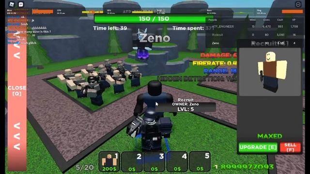 Funny Tower Defense Script INF CASH IN WAVE [PATCHED] смотреть онлайн