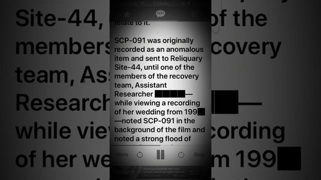 Scp 091 Nostalgia