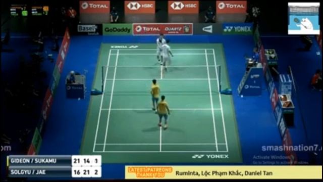 KEVIN SANJAYA SUKAMULJO /MARCUS F. GIDEON VS CHOI SOLGYU/SEO SEUNG AE смотреть онлайн