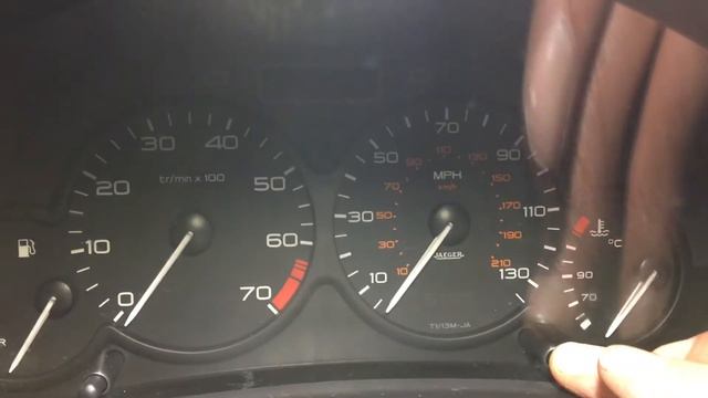 How to reset the service light reminder on a Peugeot 206 Service light spanner indicator reset смотреть онлайн