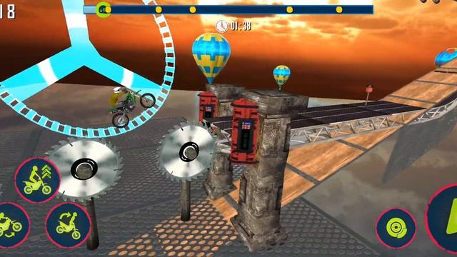Impossible Mega Ramp Moto Bike Rider Superhero 3D Game Android/All GAMING JSJ смотреть онлайн