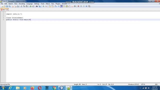 Java the complete Reference Ninth Edition (Chapter 20) Example (21) Console Class смотреть онлайн