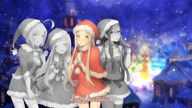 【Nightcore】→ Last Christmas // All I Want For Christmas ( Switching Vocals ) || Lyrics смотреть онлайн