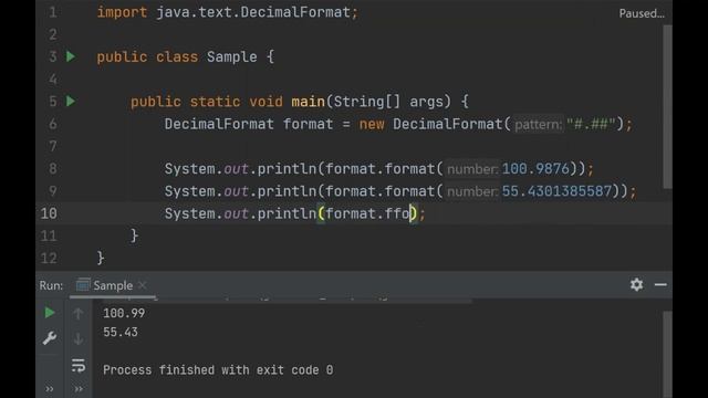 Java Other Stuff - Decimal Format смотреть онлайн