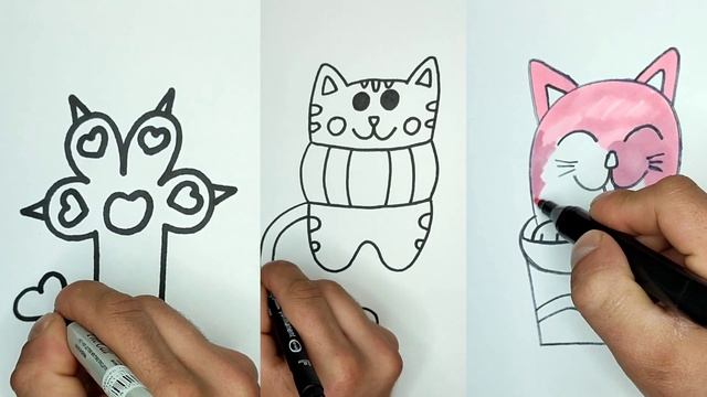 how to draw an animal step by step easy | как нарисовать животных пошагово и легко смотреть онлайн