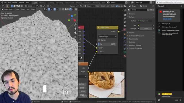 Nodevember #1 Cookies Speed Shading Live | Blender 2.90.1 смотреть онлайн