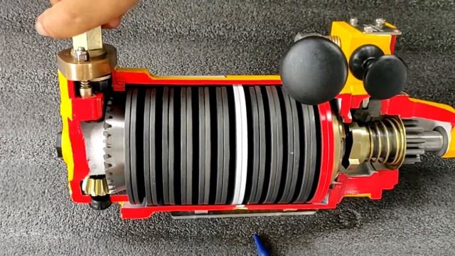 FUNCTIONAL CROSS SECTION OF A MECHANICAL SPRING STARTER смотреть онлайн