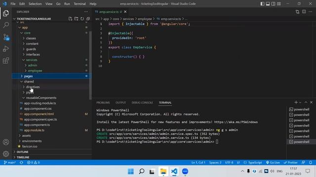 Create Angular Project Architecture | Angular Project Setup | angular tutorial for beginners смотреть онлайн
