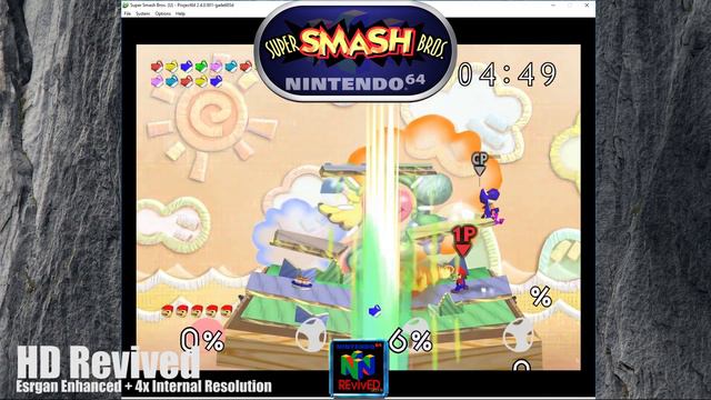 Super Smash Bros Esrgan HTC GlideN64 2 0 Edition DEMO
