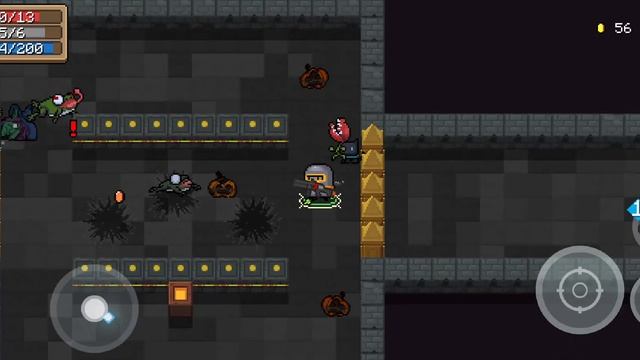 Soul Knight. Прохождение 2 этажа(Хеллоуин) смотреть онлайн