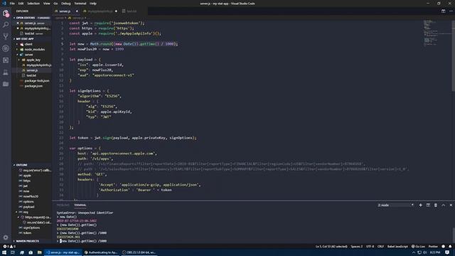 How to use Apple Store Connect API correctly using node js and JWT смотреть онлайн