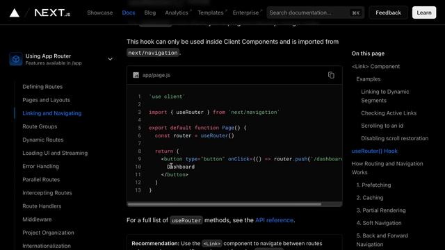 NEXT.JS App Router Official DOCS: Routing - Linking and Navigation смотреть онлайн