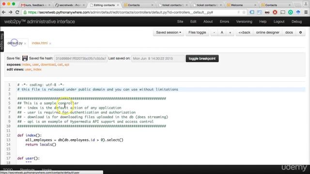 Building Web Apps with Python and Web2py смотреть онлайн