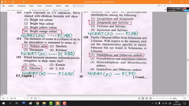 Detailed NEET - 2023 Solutions ( Botany ) | Set - E3 | NEET Udyam смотреть онлайн