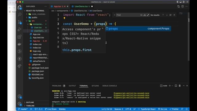 React-TypeScript Bangla Tutorial 4 : user-defined Props types (part-2) смотреть онлайн
