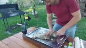 Баранья нога на мангале простой рецепт