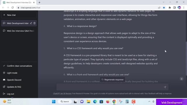 ChatGPT + Web Development Interview Questions and Answers смотреть онлайн