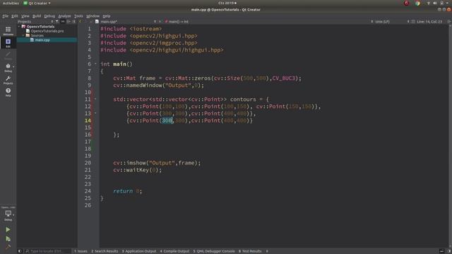 OPENCV & C++ TUTORIALS - 12 | DRAWING CONTOURS | drawContours() смотреть онлайн