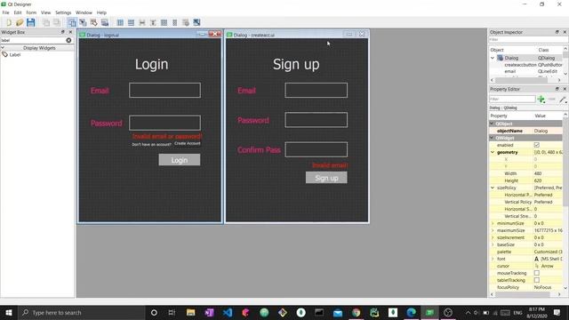Styling PyQt5 Widgets: Using CSS with PyQt5 in QtDesigner смотреть онлайн