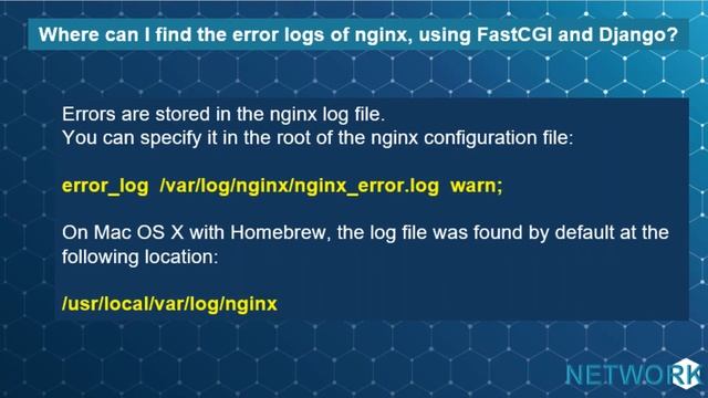 Where can I find the error logs of nginx, using FastCGI and Django? смотреть онлайн