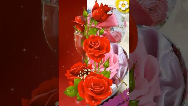 С днем рождения подруга! Открытка с днем рождения подруге #shorts смотреть онлайн