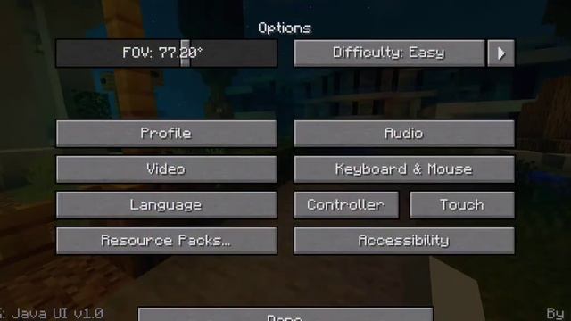 Java-ui in Minecraft pocket edition смотреть онлайн