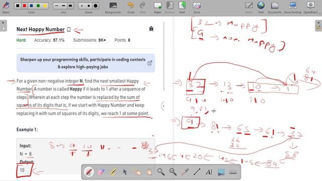 Next Happy Number | POTD | GFG Problem of the Day | C++ | Java | Python смотреть онлайн