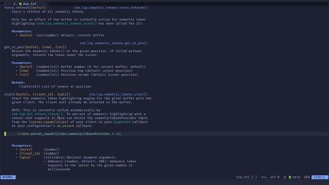 Neovim 101 - Lua Inspector APIs and Semantic Tokens смотреть онлайн