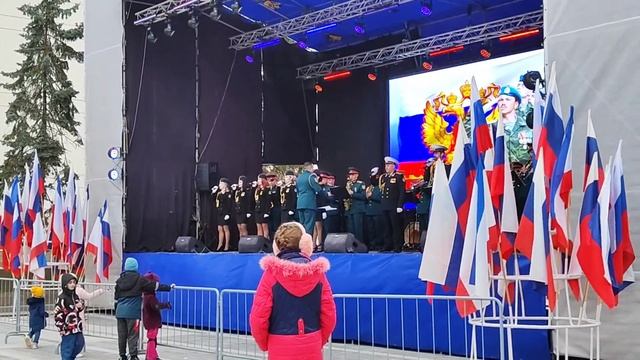 Феодосийцы отметили IX годовщину ПРИСОЕДИНЕНИЯ КРЫМА К РОССИИ. #феодосия, #крым, #феодосиясегодня смотреть онлайн