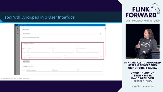 #FlinkForward SF 2017: Hardwick, Hester & Brelloch - Dynamically Configured Stream... смотреть онлайн