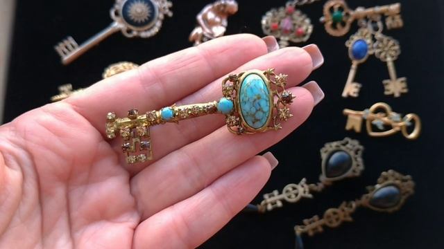 Винтажные броши Ключи, моя коллекция смотреть онлайн