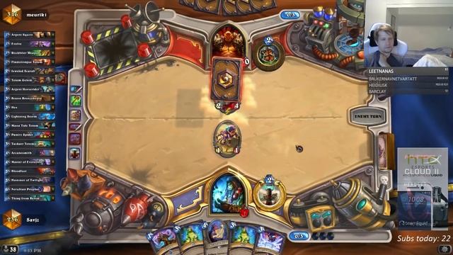 Savjz's Road to Top 10 Legend (w/ Karazhan Evolve Shaman #1) смотреть онлайн