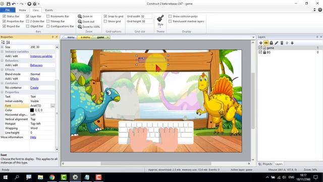 การทำเกมฝึกพิมพ์ด้วย Construct 2 ตอนที่ 1/2 смотреть онлайн