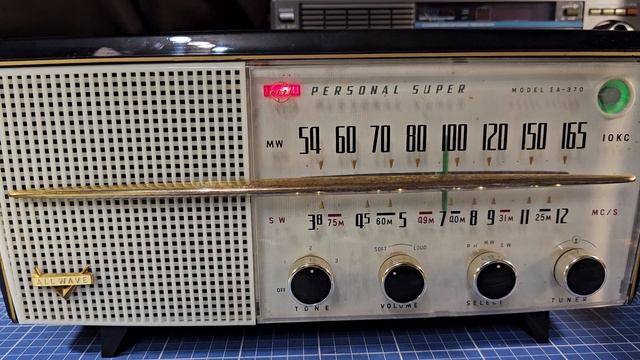 NATIONAL EA-370. Джазовый вечер на радио России. 999 кгц.