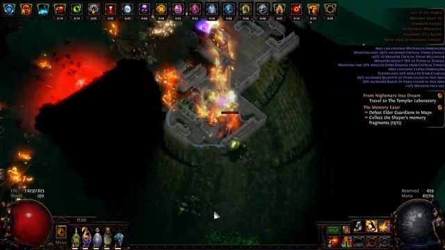 Path Of Exile 3.2 Earthquake Slayer easy Hydra run смотреть онлайн
