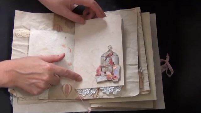 #TRASHTOTREASURE, vintage junkjournal in a shabby chic altered suitcase ✂?♻ смотреть онлайн